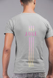 Triple Vertical Luxe T-Shirt - Luxe-Custom-Designer