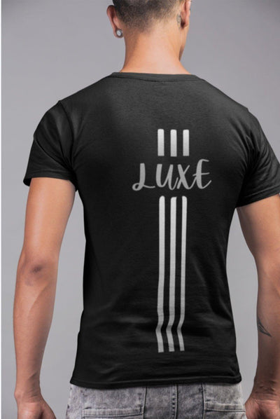 Triple Vertical Luxe T-Shirt - Luxe Custom Designer
