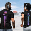 Triple Vertical Luxe T-Shirt - Luxe Custom Designer